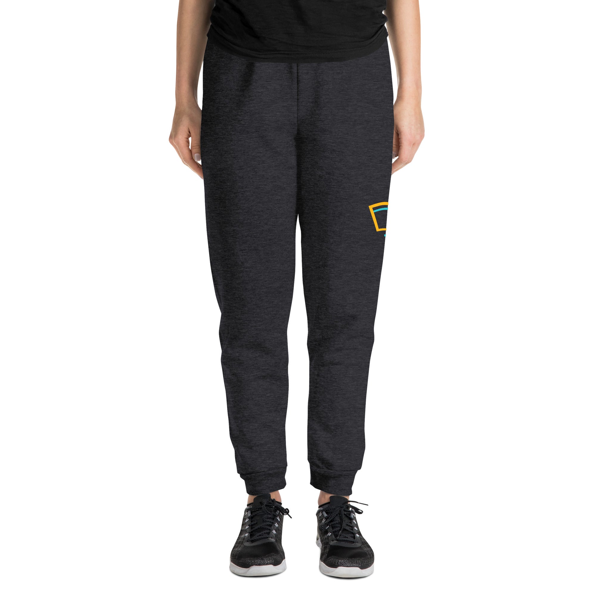 Unisex Joggers with Geometric Pattern